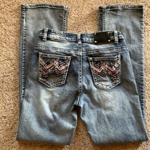Live Hard rodeo stretch jeans womens size 8